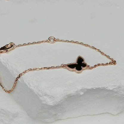 Miro BUTTERFLY ONYX  BUTTERFLY BRACELET
