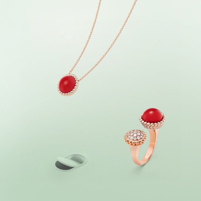 Miro PERLEE COULEURS DIAMOND ROSE GOLD BETWEEN THE FINGER RING