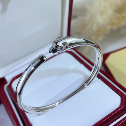 Miro パンテール シルバー オープンブレスレット