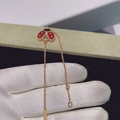 Miro LUCKY SPRING 1 MOTIF PINK GOLD BRACELET