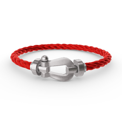 Miro FORCE LARGE HORSESHOE NO DIAMOND BRACELET SILVER