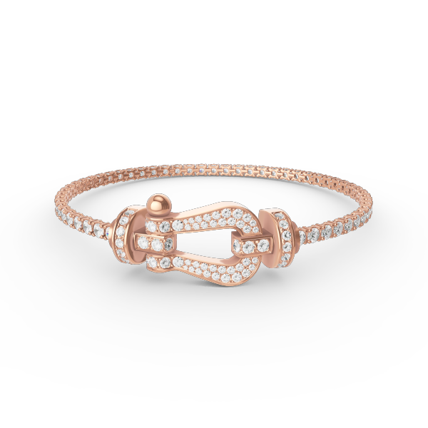 Miro FORCE  LARGE HORSESHOE FULL DIAMOND TENNIS BRACELET